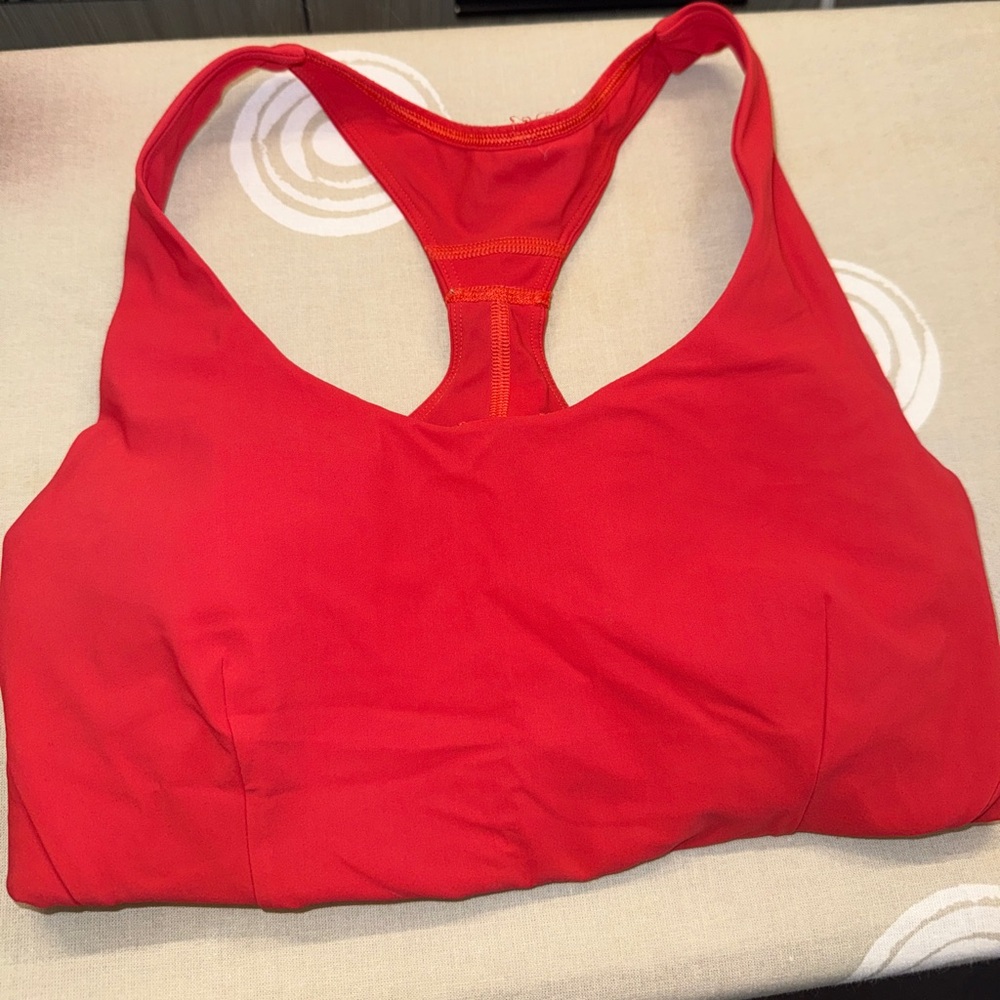 Lululemon Women's Red Sports Bra